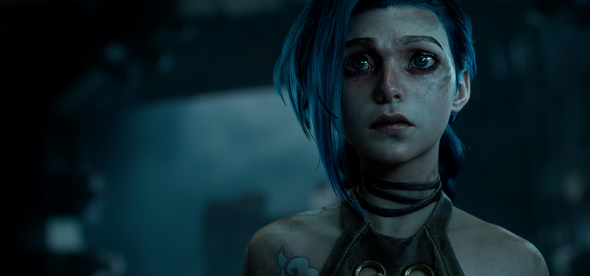 Jinx (Arcane) cinematic shot