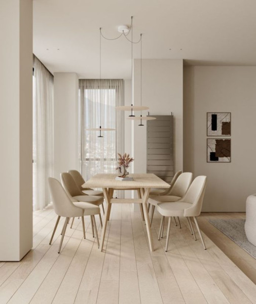 minimalist apartment rendered at the rebusfarm render farm