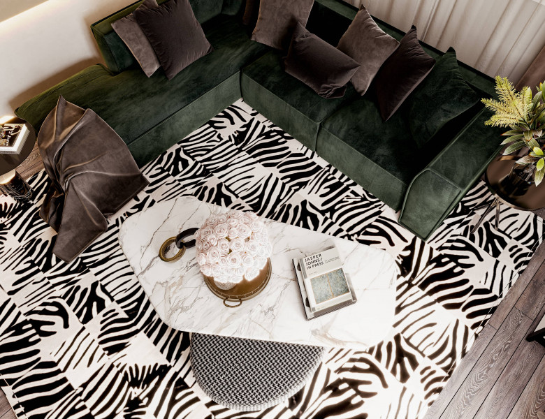 Eclectic living room