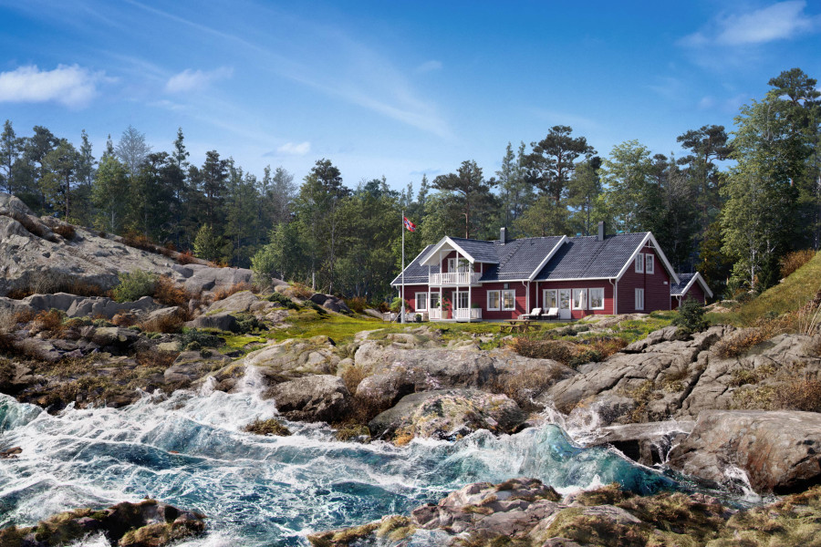 Cabin in the sea
