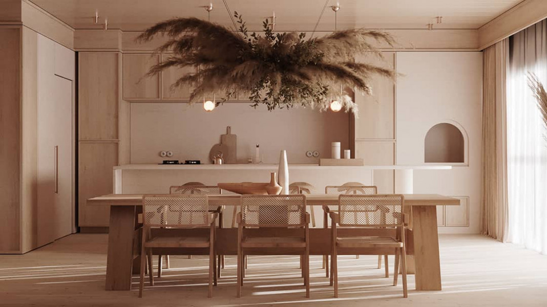 Rendered Living Neutral Palette