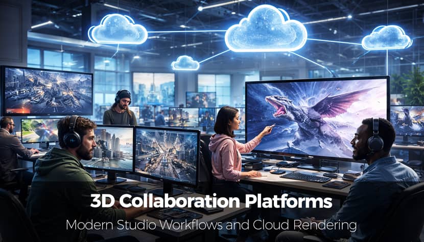 RebusFarm's 3D Collaboration Platforms: Modern Studio Workflows and Cloud Rendering