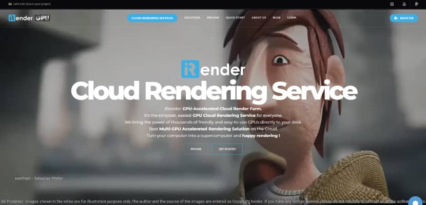 iRender Website
