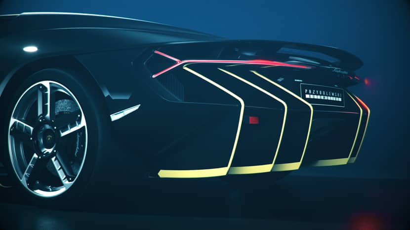 The Making of 'Lamborghini Centenario' by Matt Ludwinek