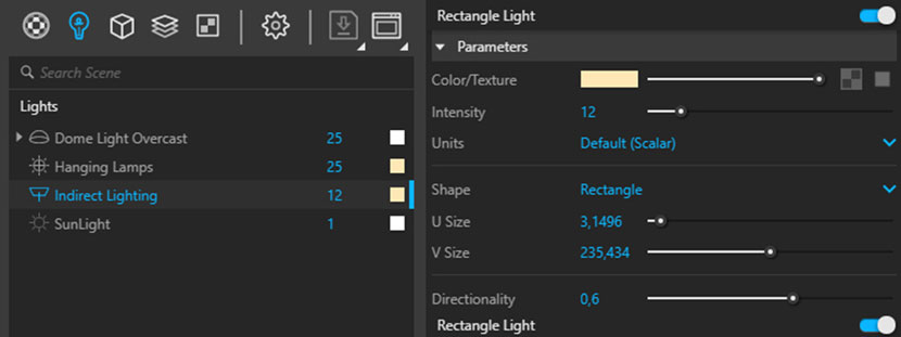  getaway cabin -light settings