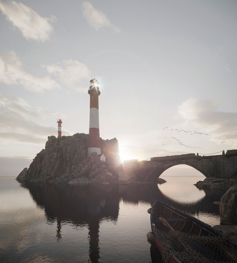 Lighthouse- sunset