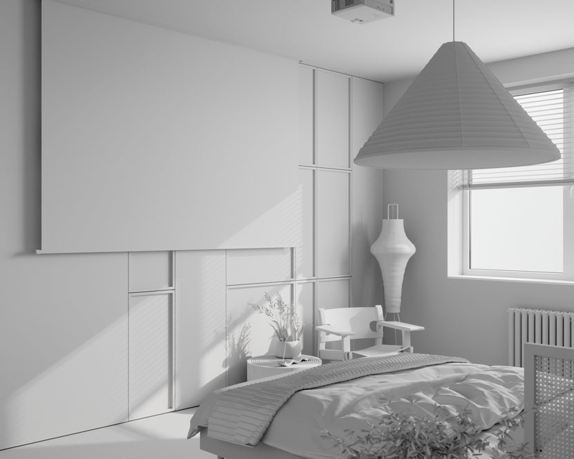 bedroom -lighting test