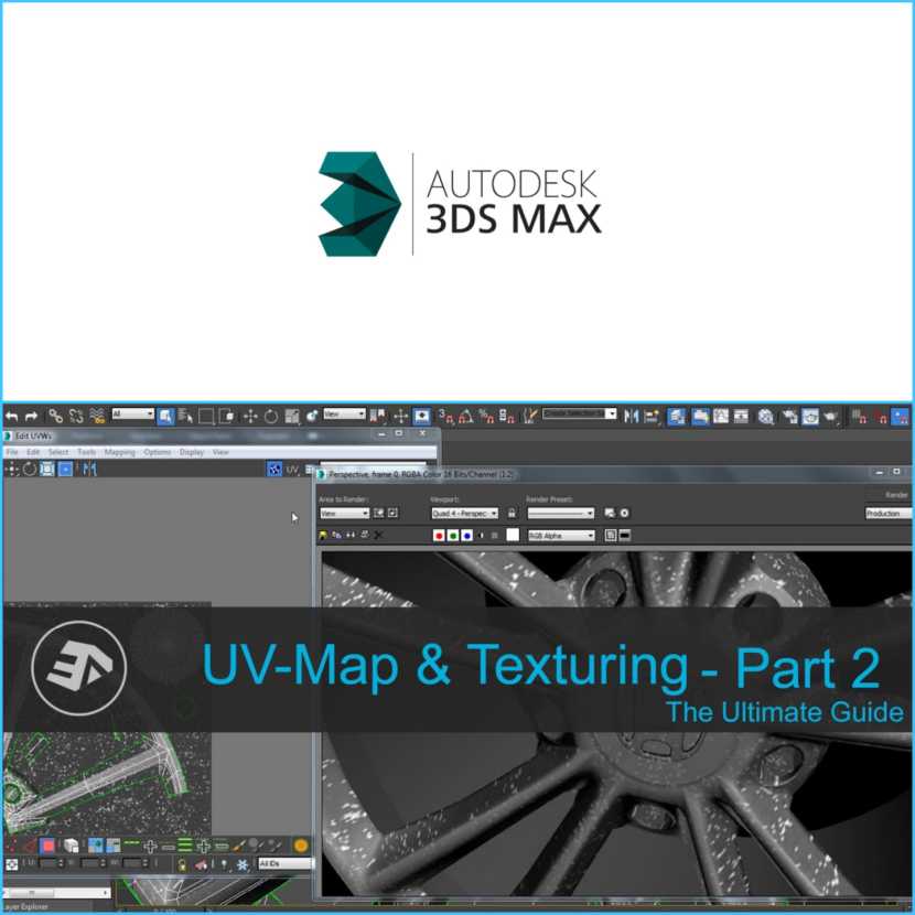 3DAZ Studio - 3DS Max UV-Map and Texturing The Ultimate Guide Part 2
