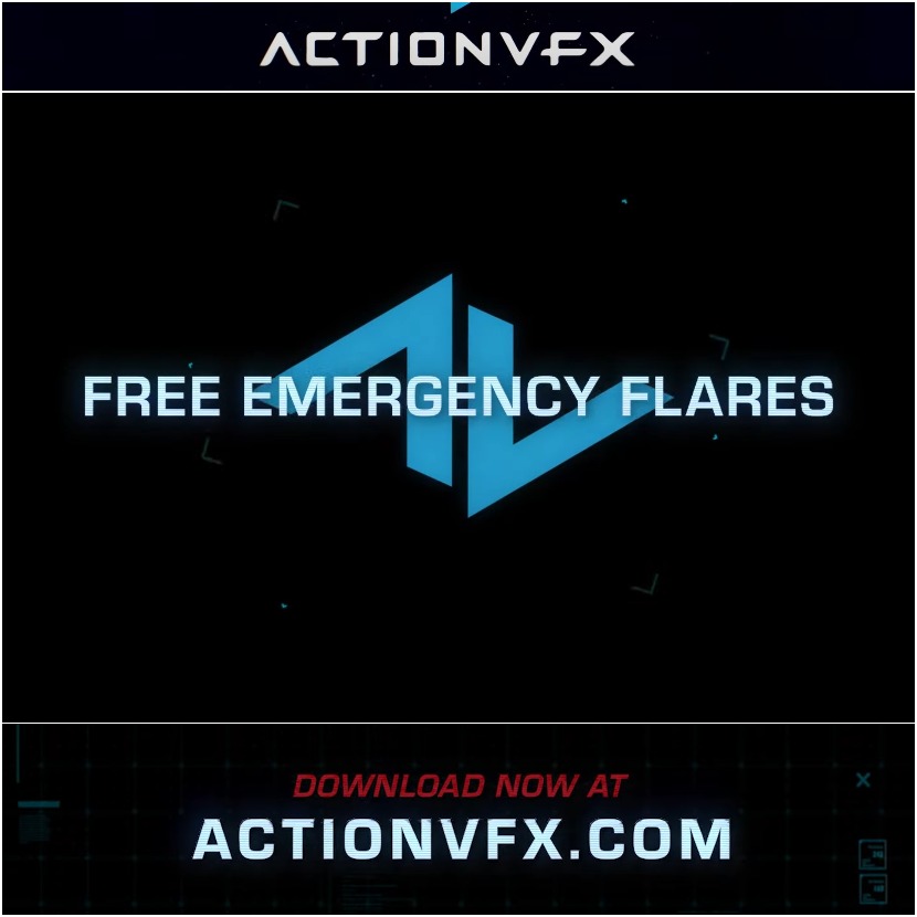 Action VFX - Emergency flares - Stock footage for free