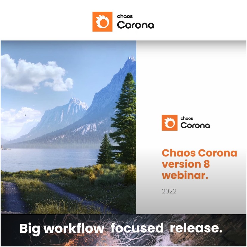 Chaos Corona - New features coming with Corona 8 - Live webinar