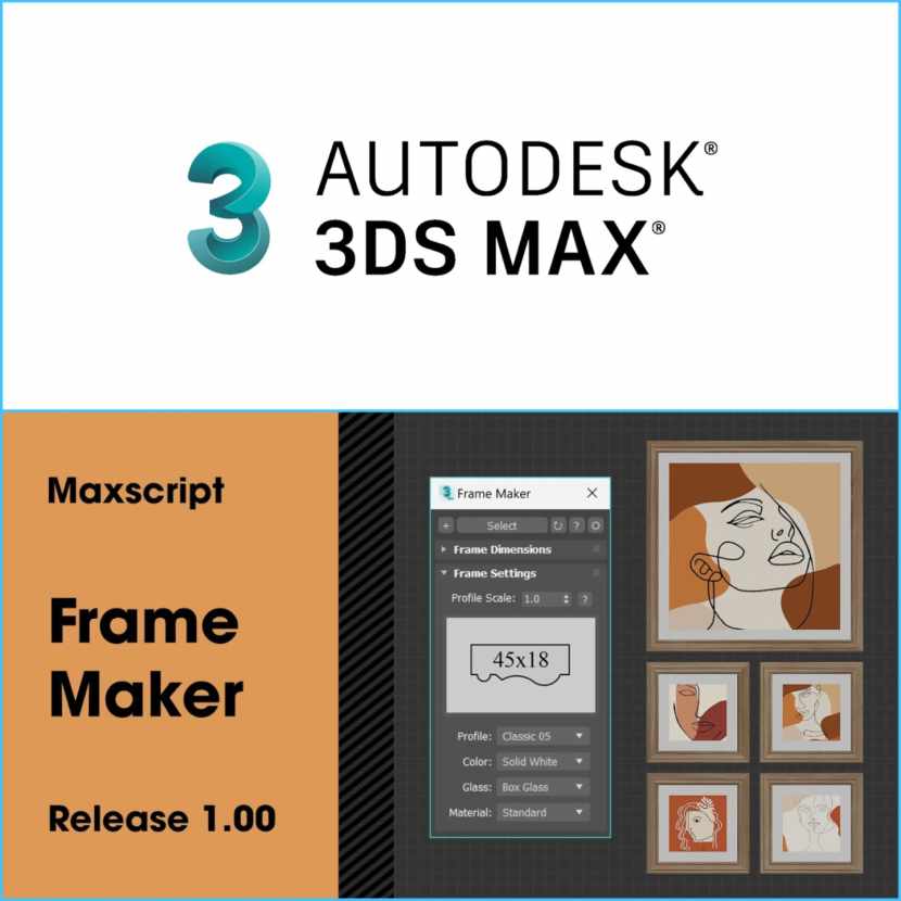 D95 Design - Frame Maker script for 3DS Max