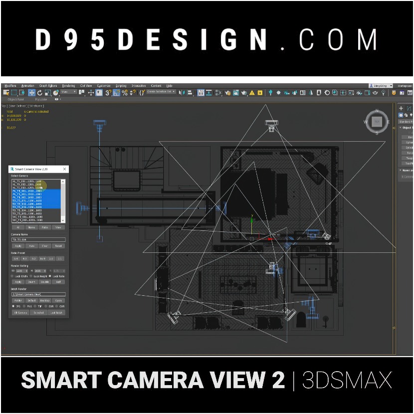 D95 Design – Smart Camera View 2.42 Maxscript