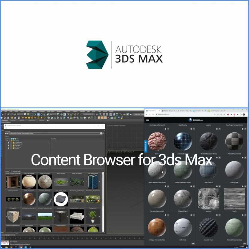 DMZscripts - Content Browser for 3ds Max