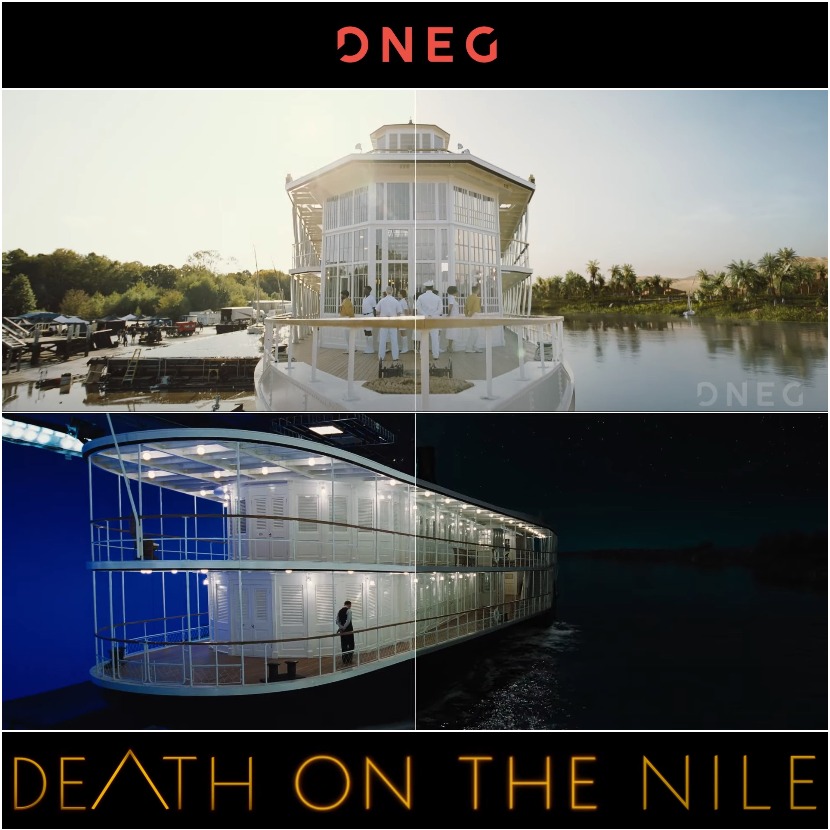 DNEG - VFX Breakdown of “Death on the Nile” movie