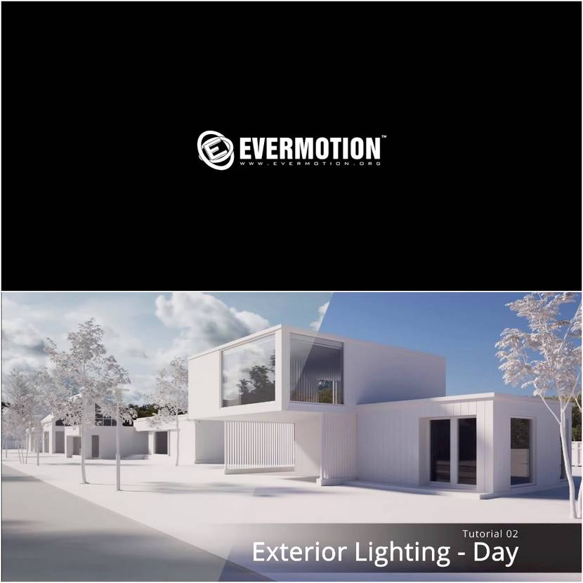 Evermotion - Free archviz training online - Exterior Lighting