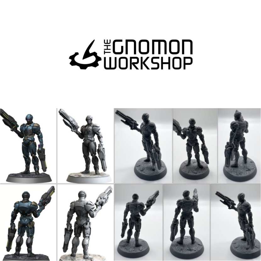 Gnomon Workshop - Sculpting miniatures for boardgames using ZBrush