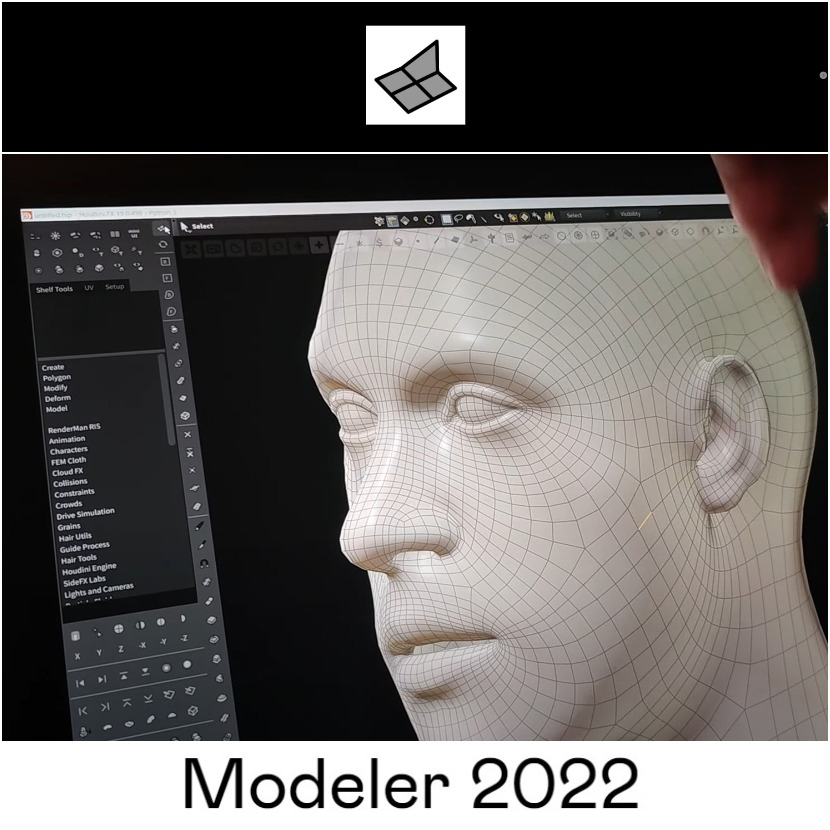 Houdini Modeler 2022 has been completely redesigned