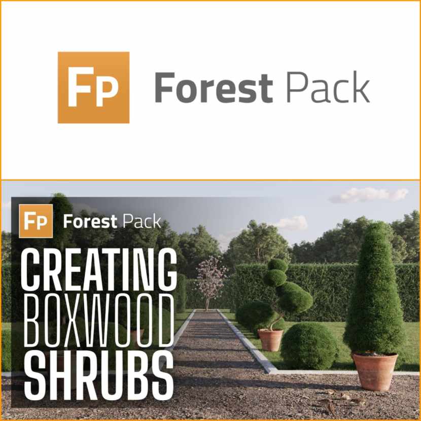 iToo Software - How to create Boxwood shrubs with Forest Pack in 3ds Max