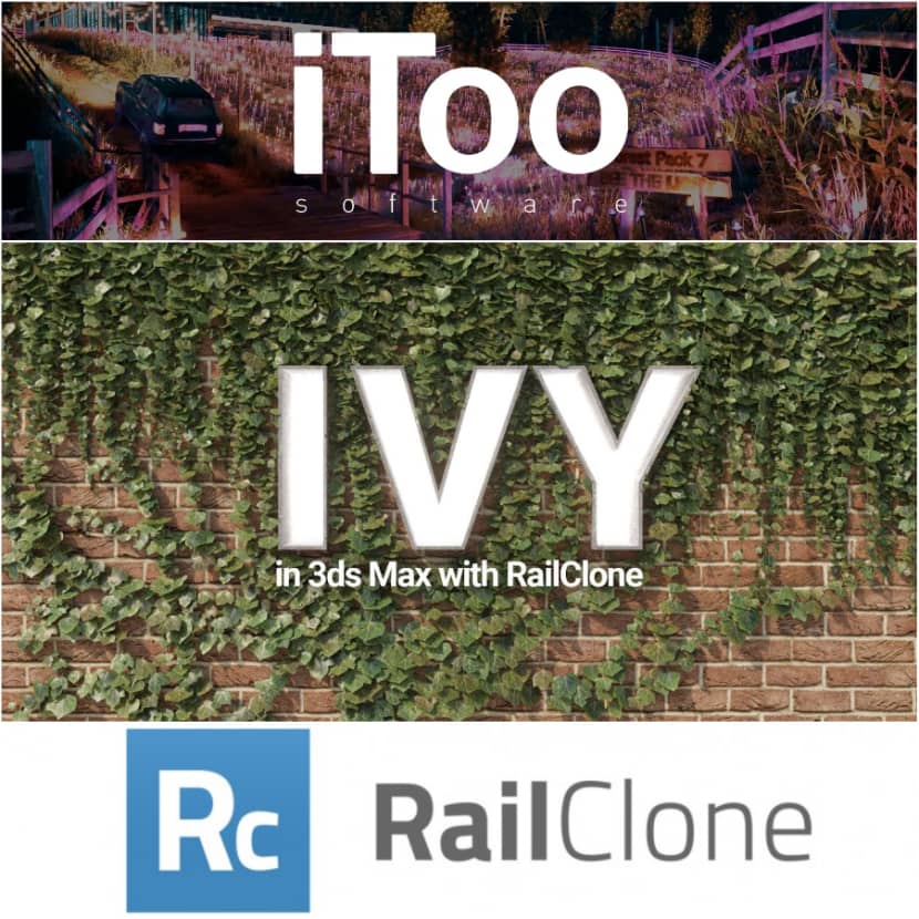 iToo Software - How to model Ivy in 3DS Max with RailClone