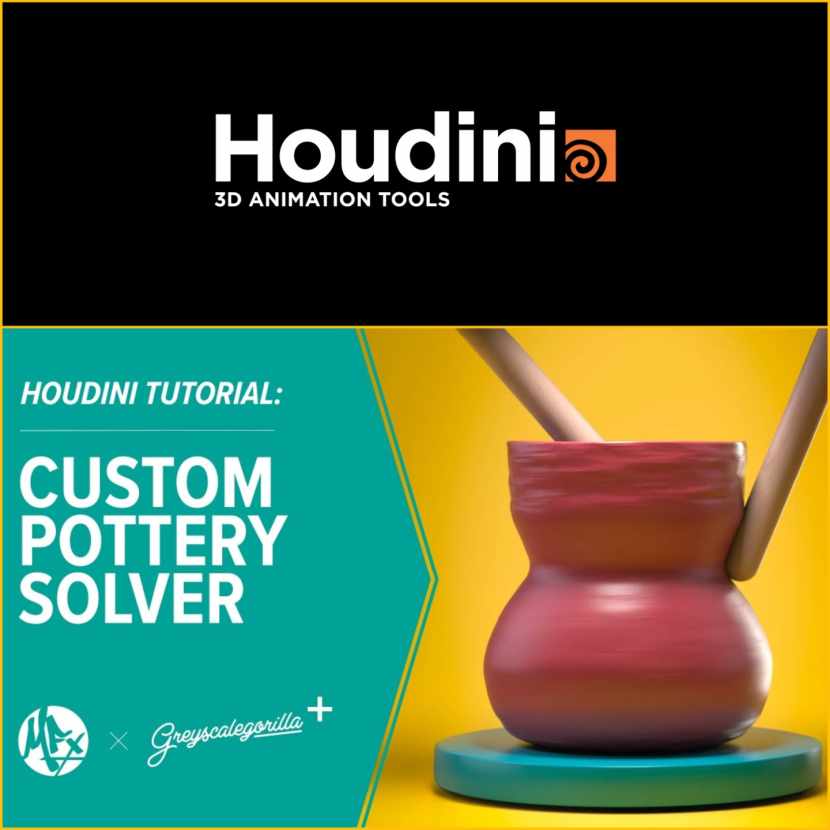 Mark Fancher - Custom Pottery Solver in Houdini Karma Tutorial