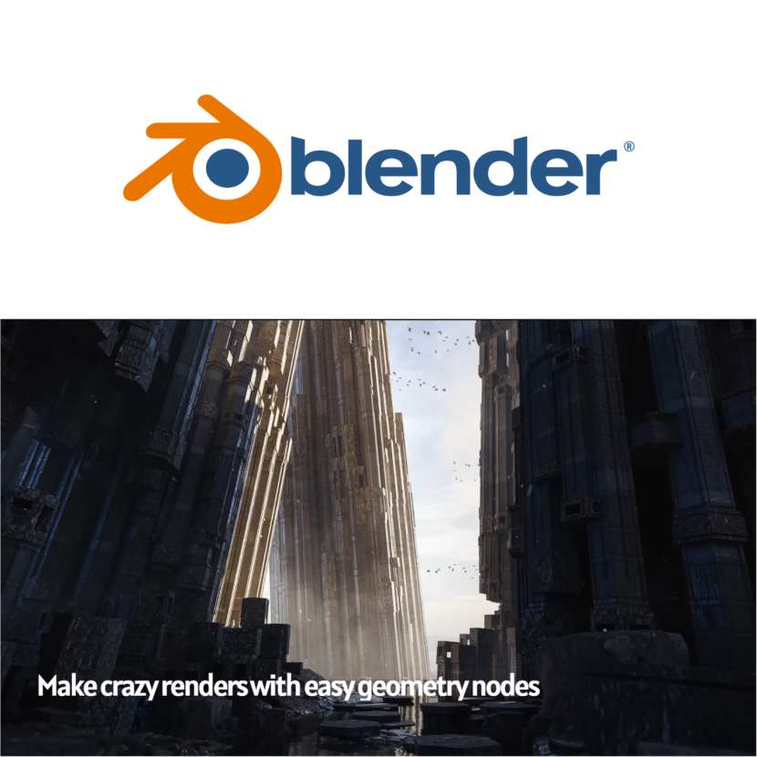Max Hay - Make crazy renders with easy geometry nodes in Blender!