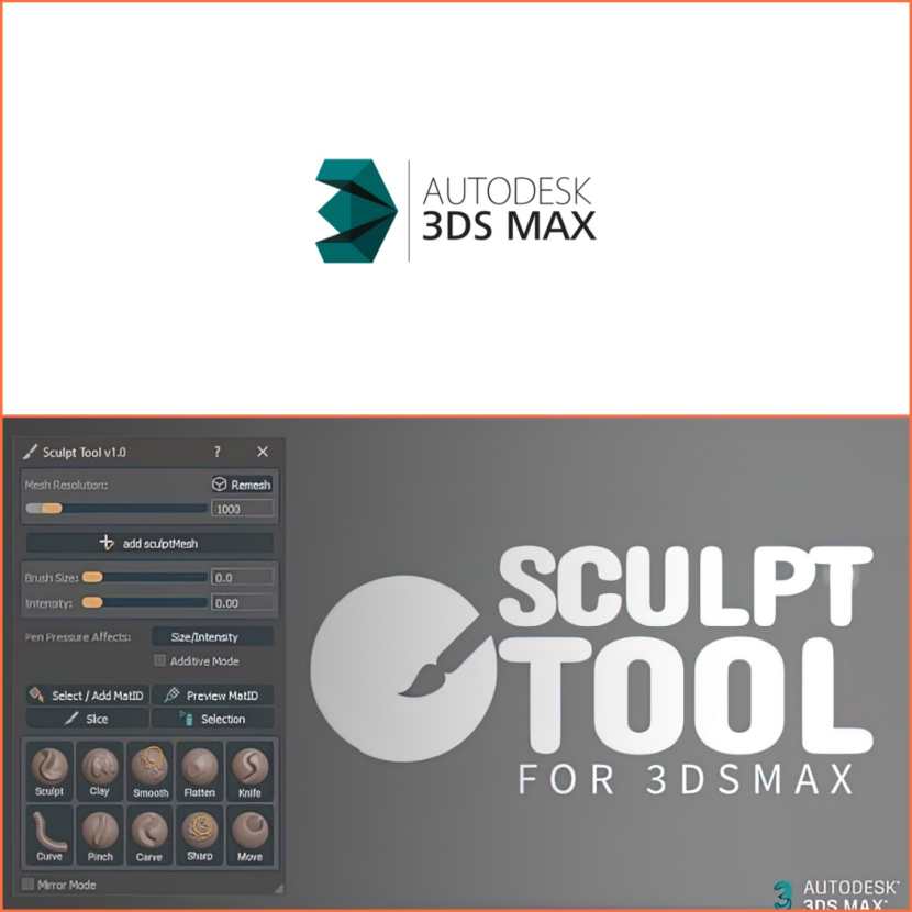 Mihail Lupu - Sculpt Tool for 3DS Max!