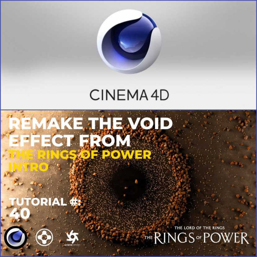Motion and Design - Remake the Void Effect from "The Rings Of Power" intro