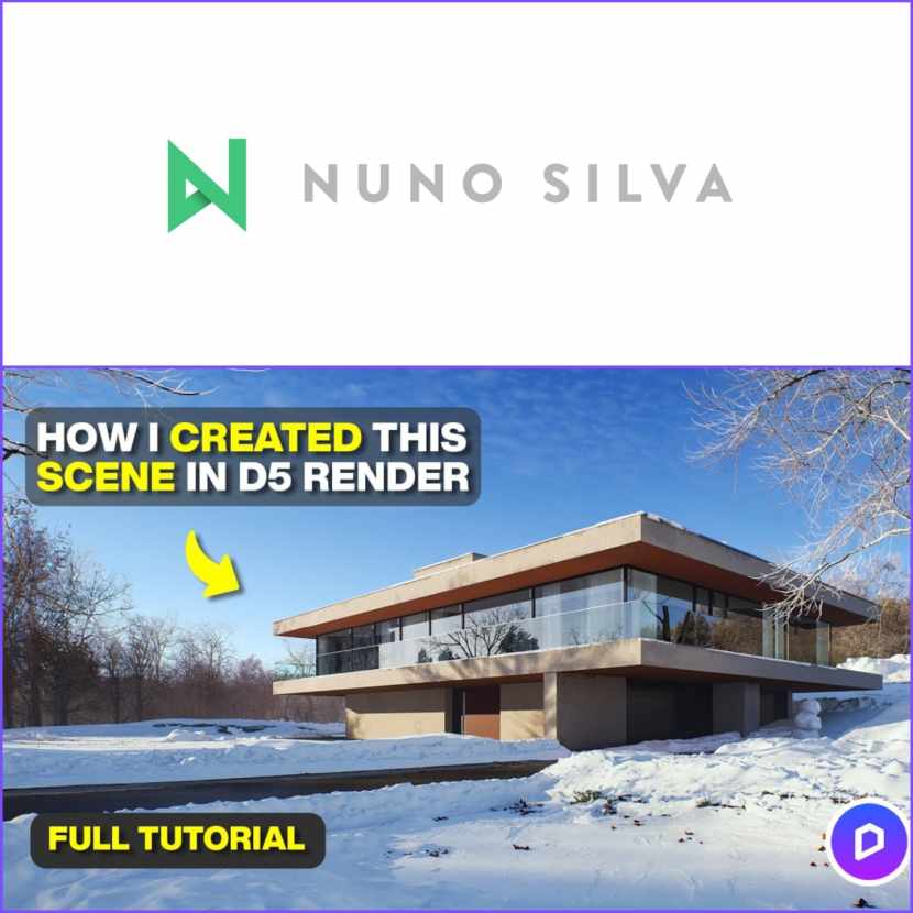 Nuno Silva - Create A Realistic Exterior Render Using D5 Render And PromeAI