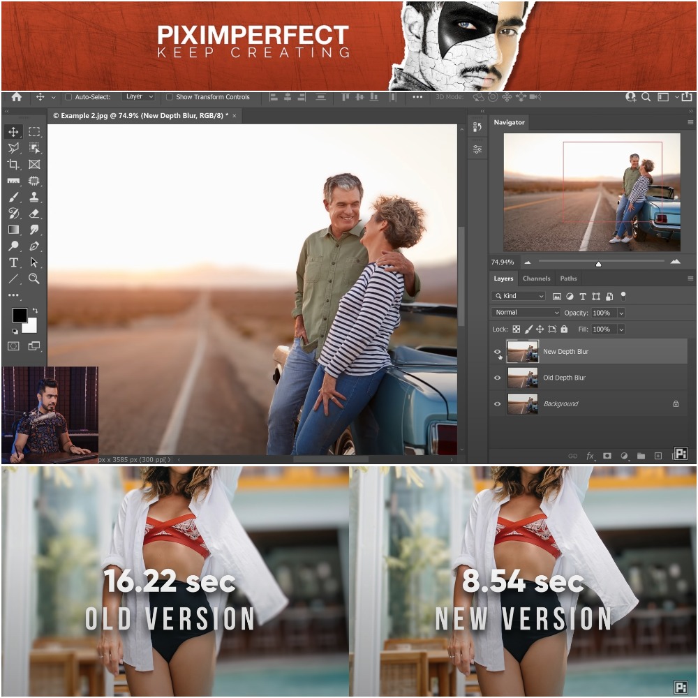 PiXimperfect - Insane Depth Blur update in Photoshop 2022