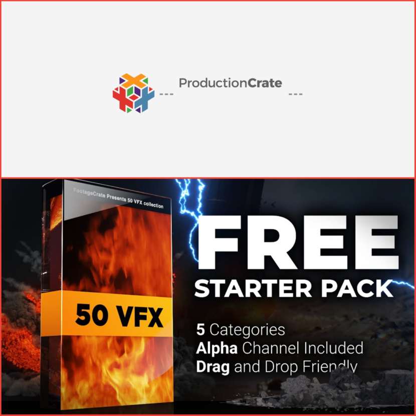 ProductionCrate - Download free VFX starter pack!
