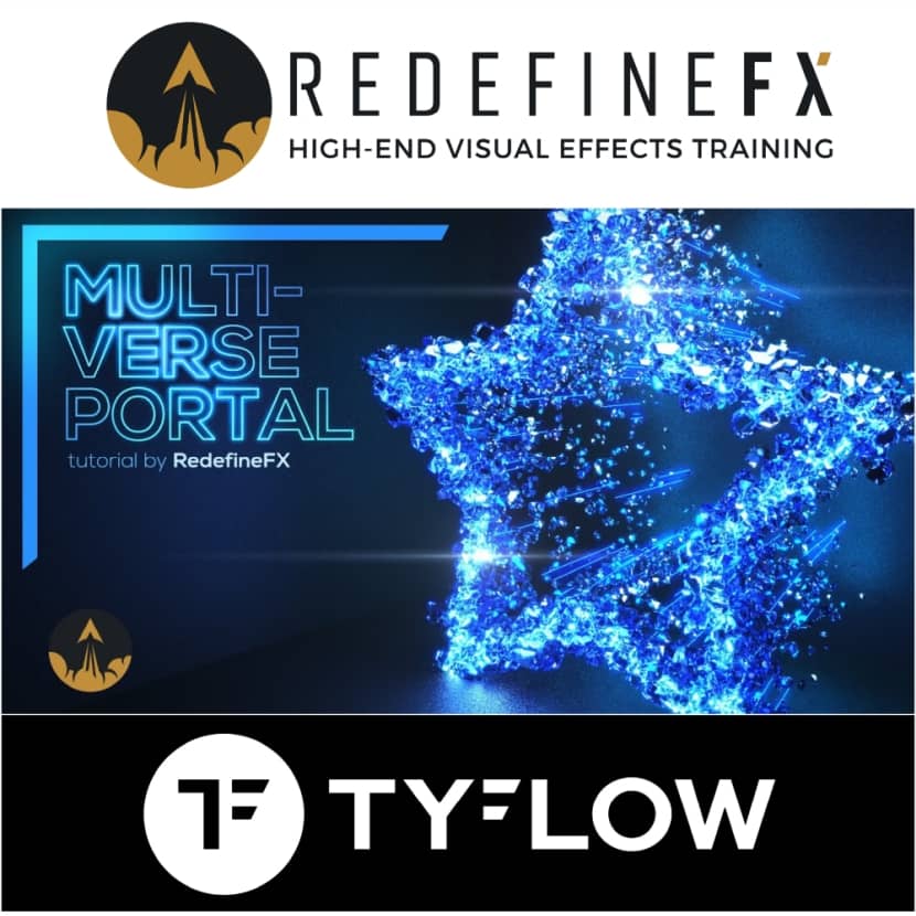 RedefineFX - Multiverse portal tutorial with tyFlow in 3DS Max 2023 & V-Ray 5