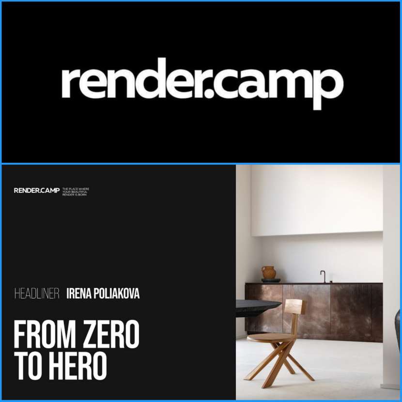 Render.Camp - White Kitchen "From Zero to Hero"