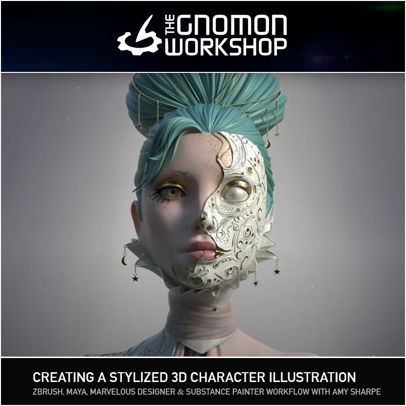 The Gnomon Workshop - Creating 3D character illustration with Style