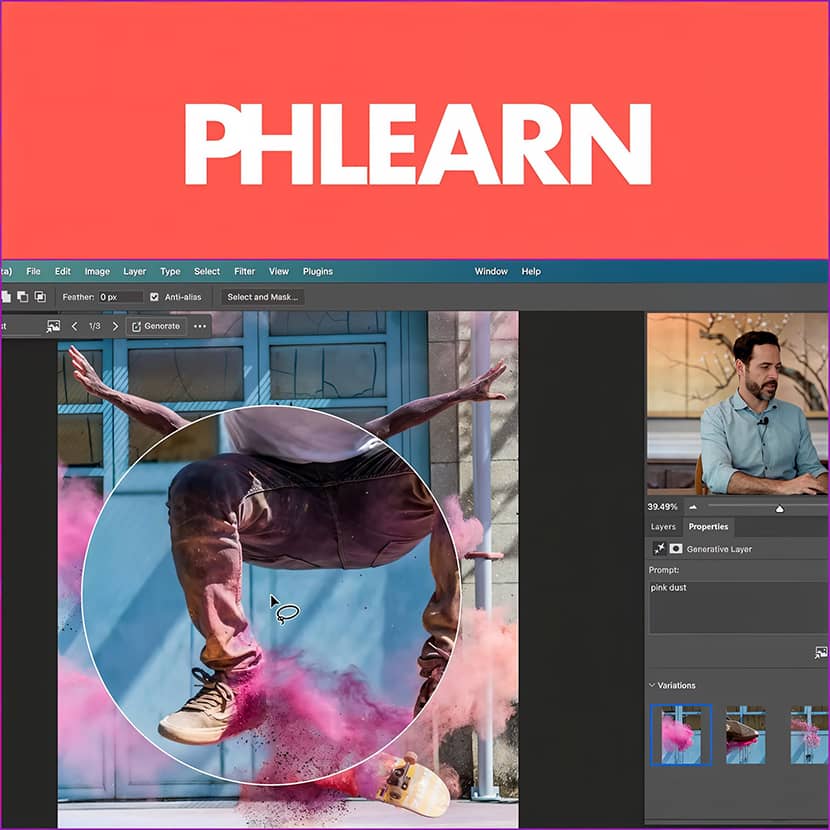 PHLEARN - New Generative Fill Enhance Feature