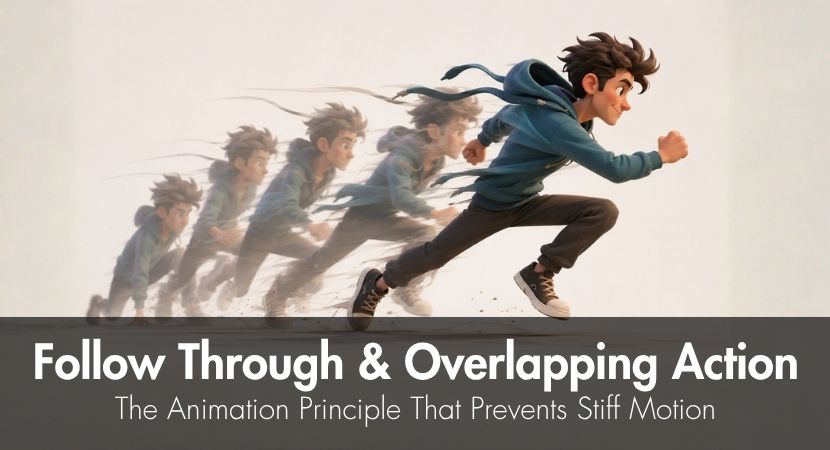 Follow Through and Overlapping Action: The Animation Principle That Prevents Stiff Motion