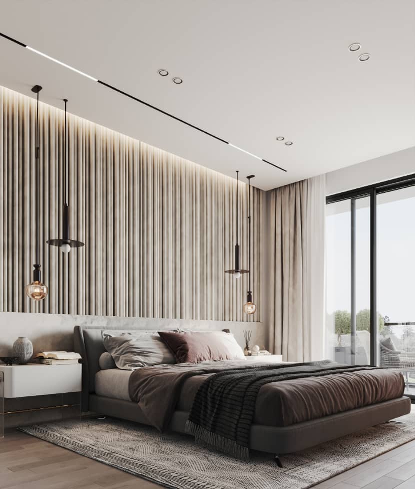 Rasoul Mojarrad, 'Relaxation Master Bedroom' architectural visualization