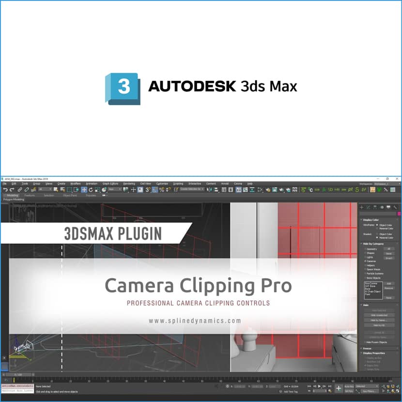 SplineDynamics - Camera Clipping Pro for 3ds Max