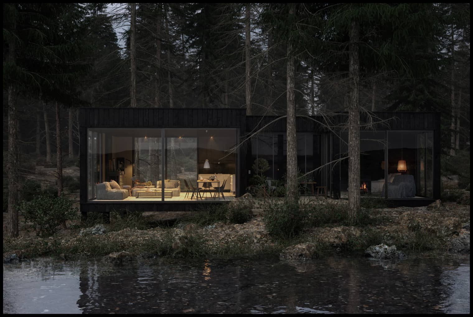 Cara - Scandinavian Cabin in the Woods