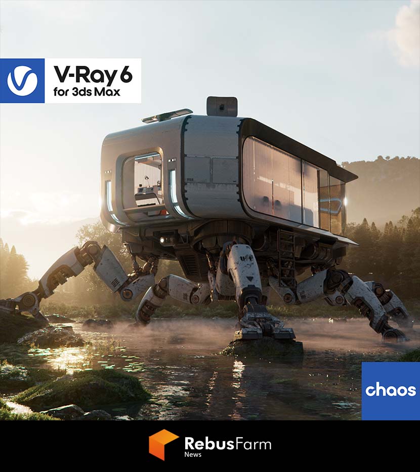 V-Ray 6 for 3ds Max now supported