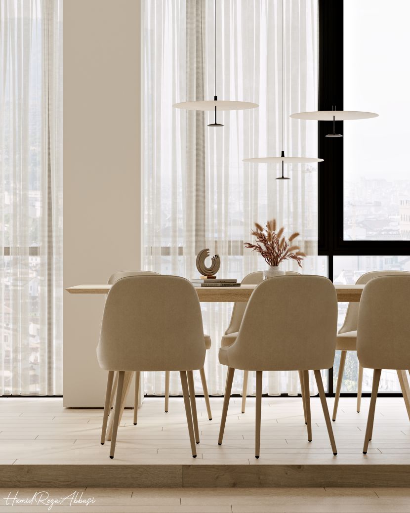 RebusArt featuring Hamid Reza Abbasi Hamid Reza Abbasi, 'Minimalist Apartment' Architectural visualization